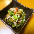Ｔ，ＳＡＥＫＯ's cooksnap of when they made ♬　三つ葉の柚子胡椒なめたけ和え　♬.