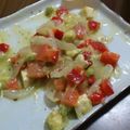 まりりん12's cooksnap of when they made スモークサーモンとコロコロ素材のマリネ.