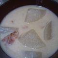 mocca212's cooksnap of when they made 大根の食べるホワイトスープ.
