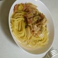 華鈴＠暇's cooksnap of when they made とろけるチーズで幸せカルボナーラ♡.