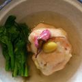 amelie0617's cooksnap of when they made おもてなしに♪海老しんじょうの桜あんかけ.