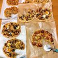 sayaasu's cooksnap of when they made お好み焼き粉でカンタン、本格ピザ.
