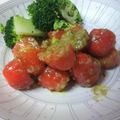 ろんびえん's cooksnap of when they made 超簡単！ミニトマトのバジルソース和え.