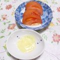 まっちー食堂's cooksnap of when they made デザート？！丸ごとトマト✿.*.