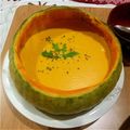 innfui's cooksnap of when they made クリスマスに♪丸ごとかぼちゃスープ.