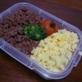 おぶすび's cooksnap of when they made 簡単そぼろ★一人前レシピ.