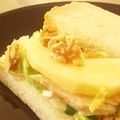 モモキト's cooksnap of when they made りんごとカマンベールの鶏ハムサンド.