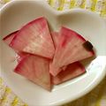 caca1221's cooksnap of when they made 赤かぶの酢漬け.
