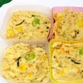 さやあ☆'s cooksnap of when they made 豆腐＆おから＆寒天でケークサレもどき.