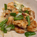 yukko09's cooksnap of when they made 鶏肉のオイスターバター黒胡椒炒め🤩🍚.