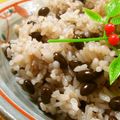 mmameco's cooksnap of when they made 手軽にお赤飯風！ササゲご飯.
