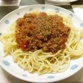 ayaakari's cooksnap of when they made 給食の♡簡単レトロな♡ミートソーススパ.