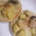 やまJUN's cooksnap of when they made さつま芋＊アーモンドチーズトースト.