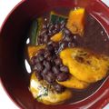 NARItantan's cooksnap of when they made かぼちゃ餅ぜんざい.