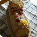 yuponplus's cooksnap of when they made ブッシュドノエル☆.