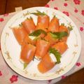 ひれまま's cooksnap of when they made 簡単オードブル☆サーモンのチーズしそ巻き.
