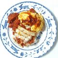 gontata's cooksnap of when they made トマトチーズカツ丼.