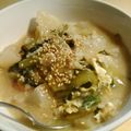 minoriloca's cooksnap of when they made 鶏大根のダシがたっぷり★シンプルな雑炊★.