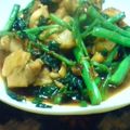 Sarah23's cooksnap of when they made 超簡単☆鶏肉とインゲンの醤油おかか炒め.