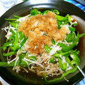 爻jin爻's cooksnap of when they made ピーマンとえのきのおろしポン酢和え♪.
