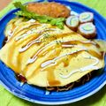 なおミール's cooksnap of when they made 簡単！焼きそばアレンジ！オムソバ！.