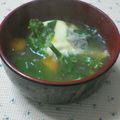 うきうさこ's cooksnap of when they made 菜の花のみそ汁.