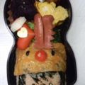 ブルーミラー's cooksnap of when they made キャラ弁☆トナカイ帽の女の子.