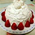 じゅんぽこ★'s cooksnap of when they made クリスマスケーキ.