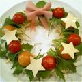 shocoたん's cooksnap of when they made クリスマスに☆簡単リースサラダ.