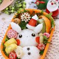 saorin＊＊'s cooksnap of when they made ＊キャラ弁＊サンタ帽子の作り方.