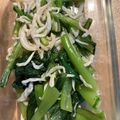 snow012's cooksnap of when they made 小松菜としらすの和え物.
