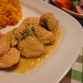 まろんかふぇ's cooksnap of when they made チキンソテーのクリームソース添え♪.