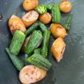 ミケネコキング's cooksnap of when they made オクラとウインナーのシンプル炒め～♪.