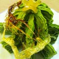 haturi's cooksnap of when they made 抹茶チョコクリームでクリスマスツリー☆.
