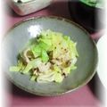 ＴＯＭＯＷＡＴ's cooksnap of when they made 豚キャベツの☆粒マスタード酢醤油和え♪♪.