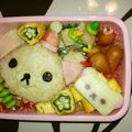 springmama's cooksnap of when they made コリラックマのクリスマス☆キャラ弁.