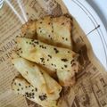 gontamini's cooksnap of when they made スイートポテト♪ゴマ春巻き.