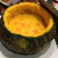 bigbig123's cooksnap of when they made クリスマスに♪丸ごとかぼちゃスープ.