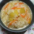 ｋ．ｈａｉｚｉ's cooksnap of when they made さつまいもたっぷり味噌汁で、おじや♪.