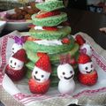 いちごまんじぅ's cooksnap of when they made クリスマス♪ほうれん草ホットケーキツリー.