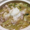 yukoboo3's cooksnap of when they made 豚肉とキャベツのコンソメみぞれ鍋.