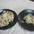 ゆめりの's cooksnap of when they made ネギとちくわだけの　炒飯♪.