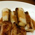 まりーごーるど's cooksnap of when they made 風邪予防！長ねぎ焼きの梅味噌ソースがけ.