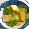 caca1221's cooksnap of when they made 厚揚げと青梗菜の中華スープ煮.