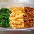 miya_miya_'s cooksnap of when they made 安くて簡単♪鶏そぼろごはんの三色丼♪.