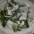 真っ黒子猫の小梅さん's cooksnap of when they made 大根の葉とｲｶの醤油ﾏﾖ炒め.