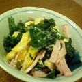 ruchakimi's cooksnap of when they made ✿ほうれん草の三色サラダ✿.