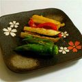ayautu25's cooksnap of when they made なすと万願寺唐辛子のごま酢.