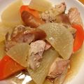 acomomo's cooksnap of when they made 圧力鍋１０分！鶏手羽と大根のあったか煮.