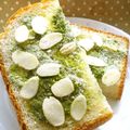 でかおちば's cooksnap of when they made 粉茶×スキムミルク×塩　トースト.